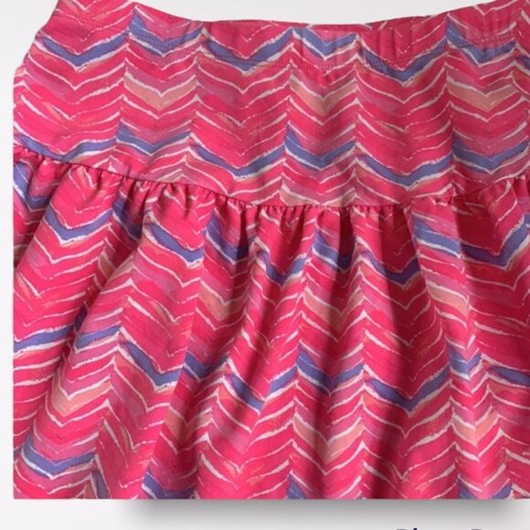 VINEYARD Vines Girls Pink & Purple Print Cotton Skirt Size Med 10/12 - Picture 3 of 5